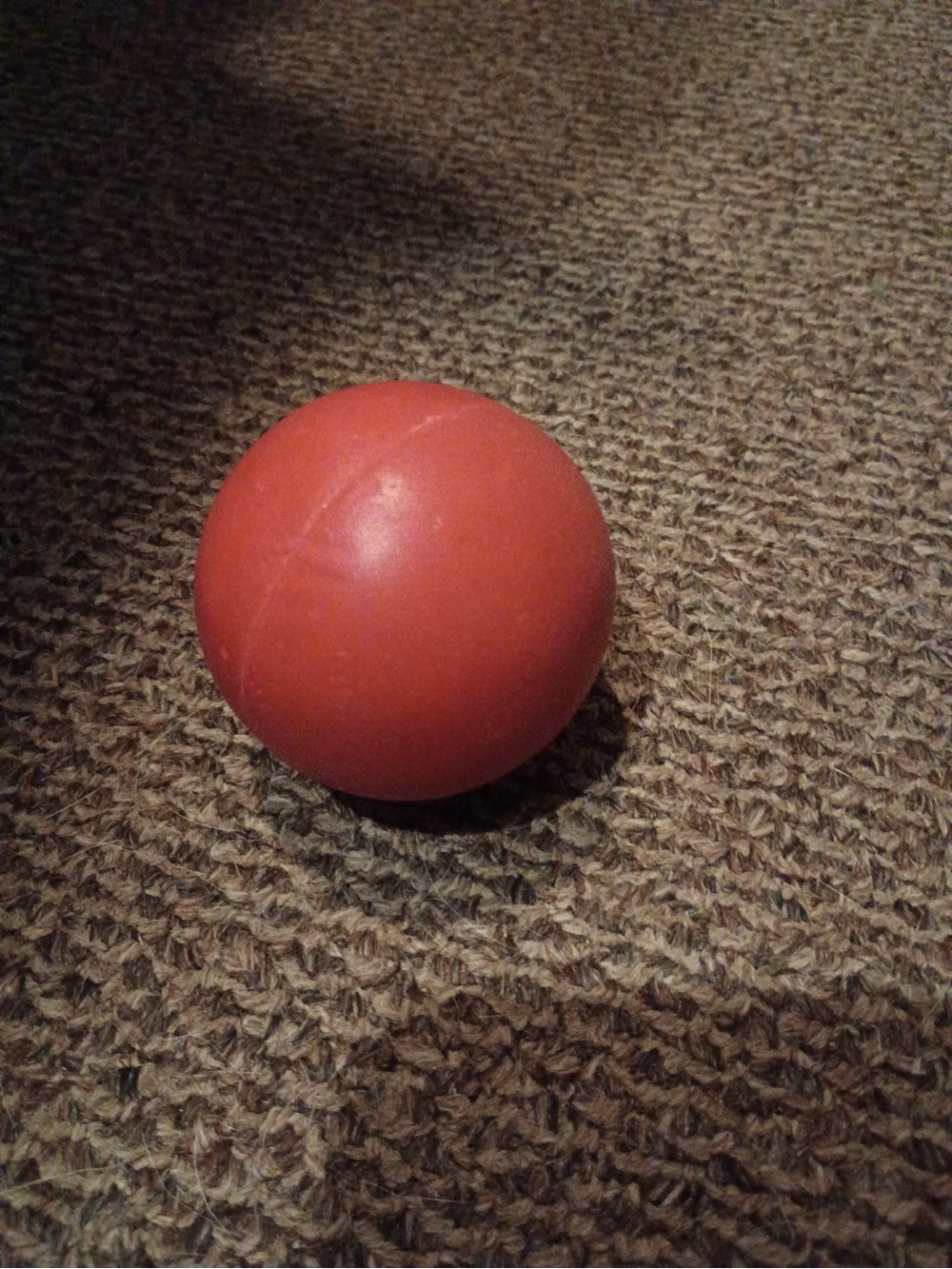 Red Rubber Play Ball for Home Games - Unbranded
